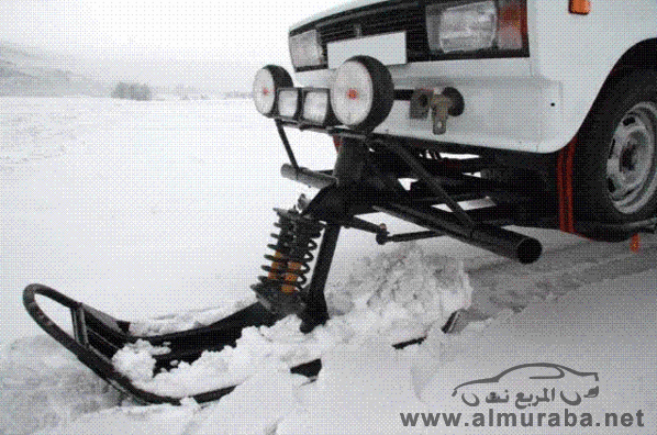 رجل روسي يطور سيارته للثلج ( بالصور ) 17