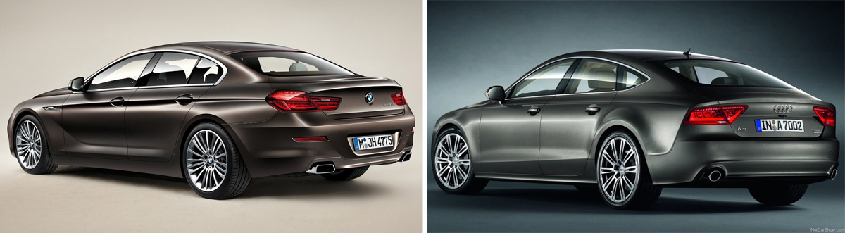 بالصور مقارنة بين سيارة بي ام دبليو BMW 6 و اودي Audi A7