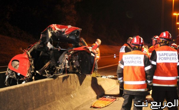 حادث فيراري مروع "يقسم" السيارة الى نصفين بسبب السرعة الزائدة ذهب ضحيته الجميع Ferrari F430 21