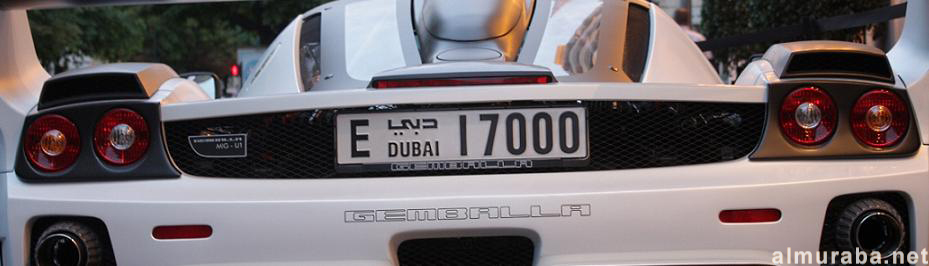 اغلى اللوحات الخليجية على اقوى السيارات التي تم التقاطها بالصور 40