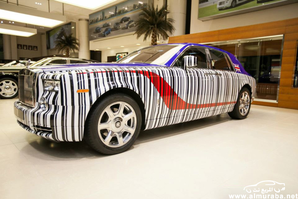 رولز رويس فانتوم بلمسات المصمم العربي "البجالي" في معرض دبي موتورز Rolls-Royce Phantom 2