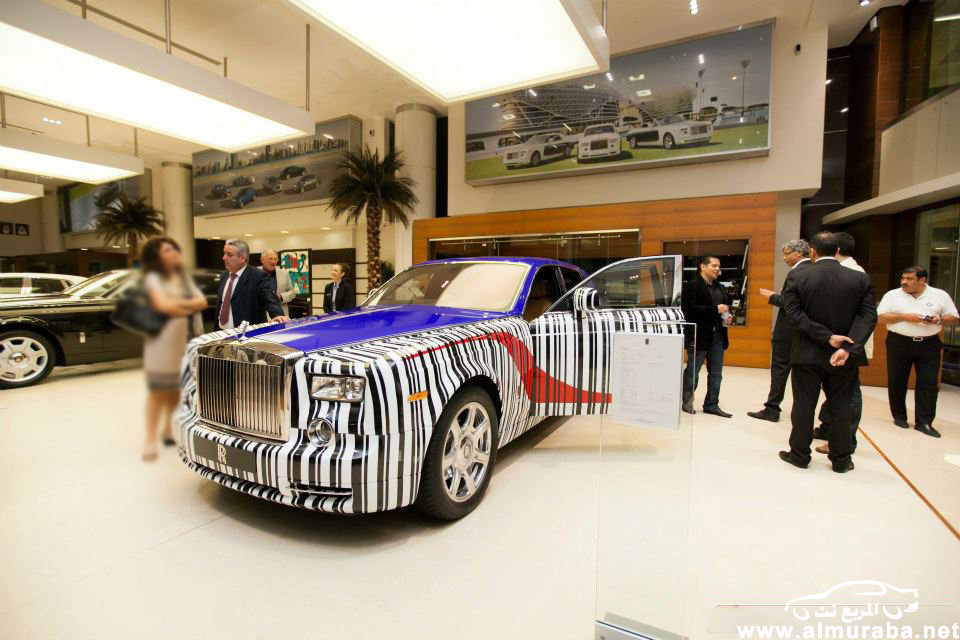رولز رويس فانتوم بلمسات المصمم العربي "البجالي" في معرض دبي موتورز Rolls-Royce Phantom 20