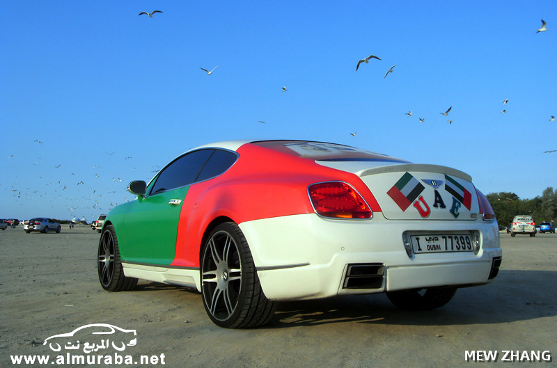 السيارات الفاخرة تتألق في مدينة دبي احتفالاً بعيد الاتحاد الوطني 41 في الامارات "روح الاتحاد" 5