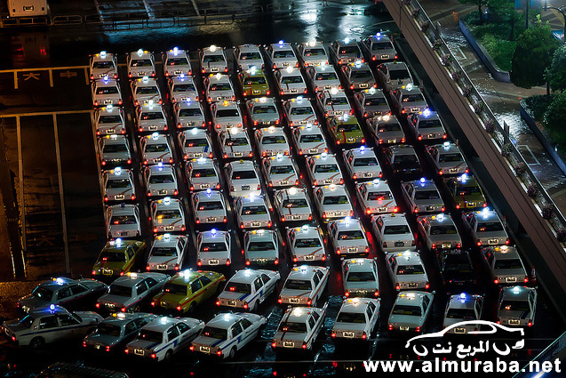 شاهد كيف يعمل "تاكسي" اليابان داخل المدن والعدل بين العاملين فيه بالصور Japanese taxis 2
