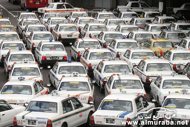 شاهد كيف يعمل "تاكسي" اليابان داخل المدن والعدل بين العاملين فيه بالصور Japanese taxis 25