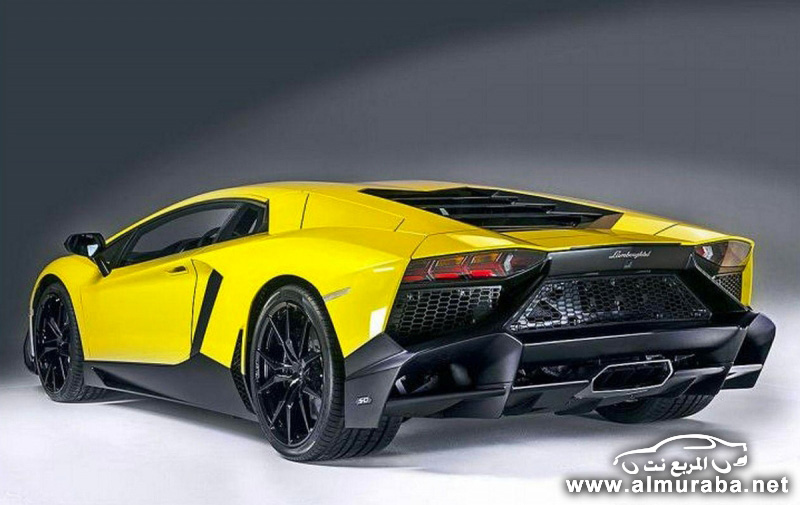 اول صور لسيارة النسخة الخمسون لذكرى لامبورجيني افنتادور Lamborghini Aventador 4