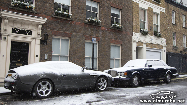 [صور] السيارات الفاخرة في لندن يغطيها الثلج في مشهد رائع وجميل "40 صورة" 87