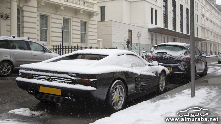 [صور] السيارات الفاخرة في لندن يغطيها الثلج في مشهد رائع وجميل "40 صورة" 88