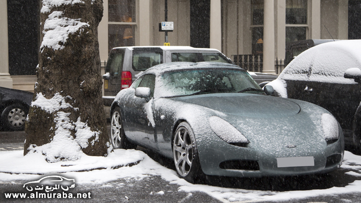 [صور] السيارات الفاخرة في لندن يغطيها الثلج في مشهد رائع وجميل "40 صورة" 89