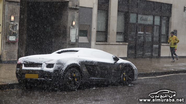 [صور] السيارات الفاخرة في لندن يغطيها الثلج في مشهد رائع وجميل "40 صورة" 94