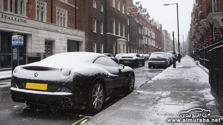 [صور] السيارات الفاخرة في لندن يغطيها الثلج في مشهد رائع وجميل "40 صورة" 97