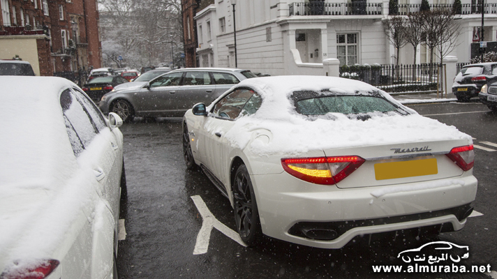 [صور] السيارات الفاخرة في لندن يغطيها الثلج في مشهد رائع وجميل "40 صورة" 107
