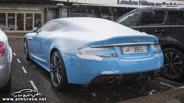 [صور] السيارات الفاخرة في لندن يغطيها الثلج في مشهد رائع وجميل "40 صورة" 75