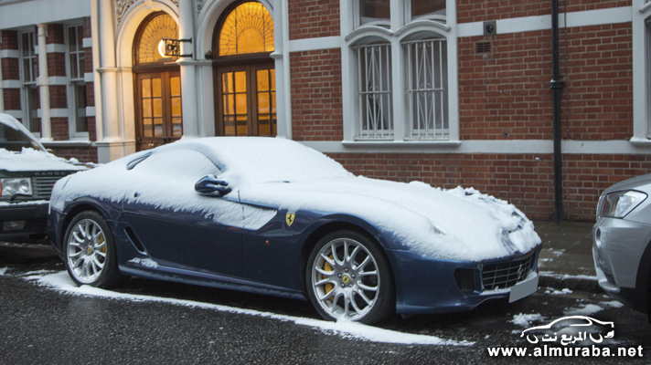 [صور] السيارات الفاخرة في لندن يغطيها الثلج في مشهد رائع وجميل "40 صورة" 115