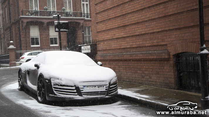 [صور] السيارات الفاخرة في لندن يغطيها الثلج في مشهد رائع وجميل "40 صورة" 82