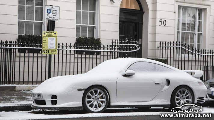 [صور] السيارات الفاخرة في لندن يغطيها الثلج في مشهد رائع وجميل "40 صورة" 85