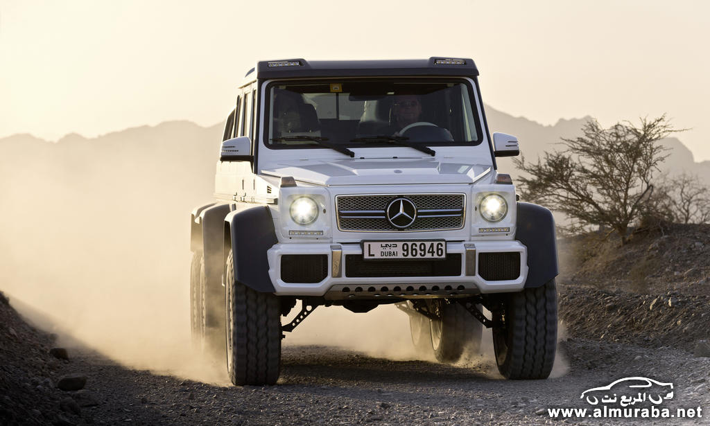 مرسيدس بنز تعلن عن سيارتها ذات الدفع السداسي في دبي بالصور والتفصيل Mercedes G63 AMG 6×6 10