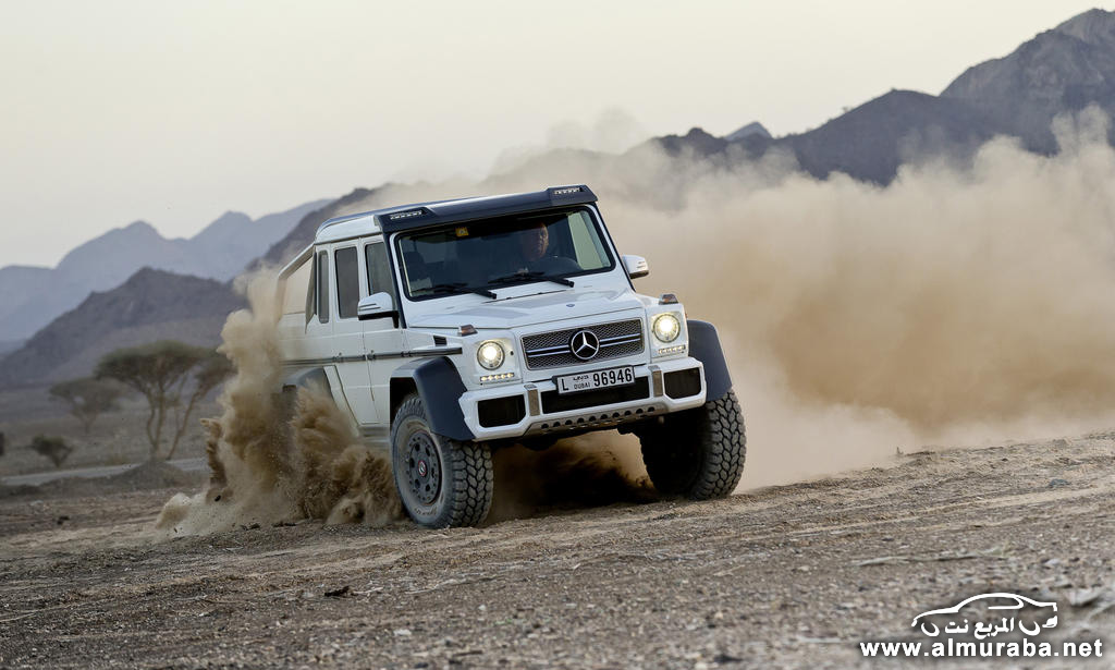 مرسيدس بنز تعلن عن سيارتها ذات الدفع السداسي في دبي بالصور والتفصيل Mercedes G63 AMG 6×6 13