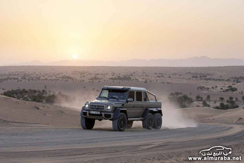مرسيدس بنز تعلن عن سيارتها ذات الدفع السداسي في دبي بالصور والتفصيل Mercedes G63 AMG 6×6 4