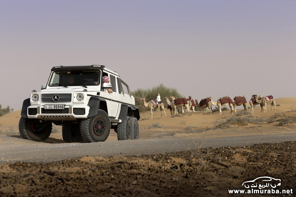 مرسيدس بنز تعلن عن سيارتها ذات الدفع السداسي في دبي بالصور والتفصيل Mercedes G63 AMG 6×6 83