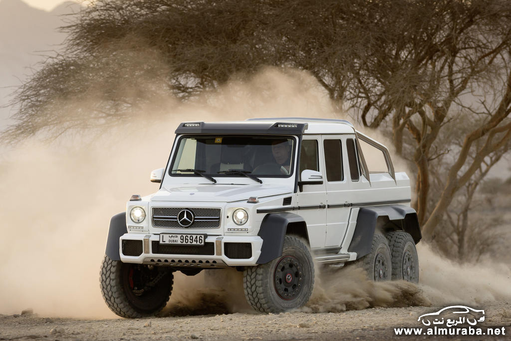مرسيدس بنز تعلن عن سيارتها ذات الدفع السداسي في دبي بالصور والتفصيل Mercedes G63 AMG 6×6 65