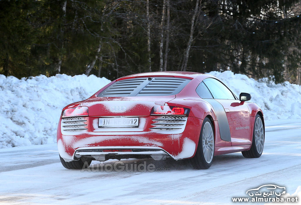 صور مسربة لسيارة اودي ار ناين الكهربائية والتي تكمل اختبار سيارتها Audi R8 E-Tron 12