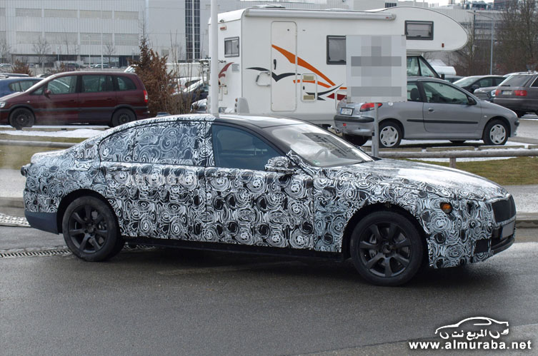 التقاط اول صور تجسسية بي ام دبليو الفئة السابعة 2015 الجديدة كلياً BMW 7-series 4