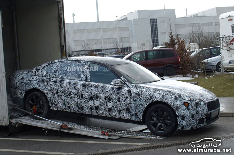 التقاط اول صور تجسسية بي ام دبليو الفئة السابعة 2015 الجديدة كلياً BMW 7-series 14