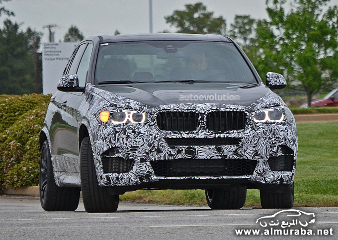 بي ام دبليو اكس فايف 2014 تظهر في أول صور تجسسية لها BMW X5 F15 M 2014 16