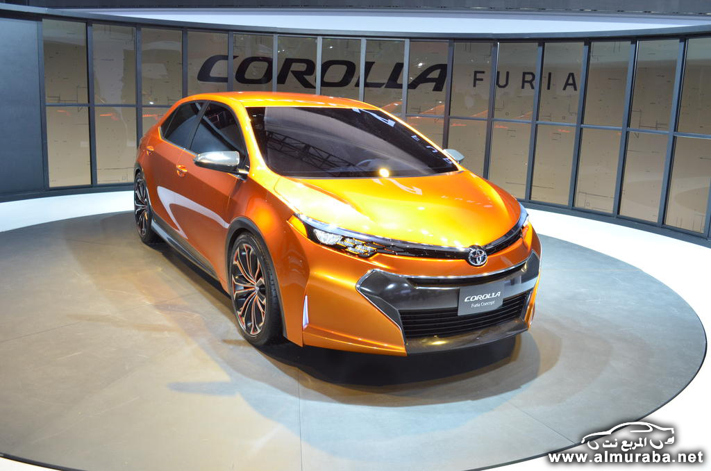 تويوتا فوريا كورولا 2014 بالشكل الجديد للجيل القادم صور حصرية من المعرض Toyota Corolla Furia 1