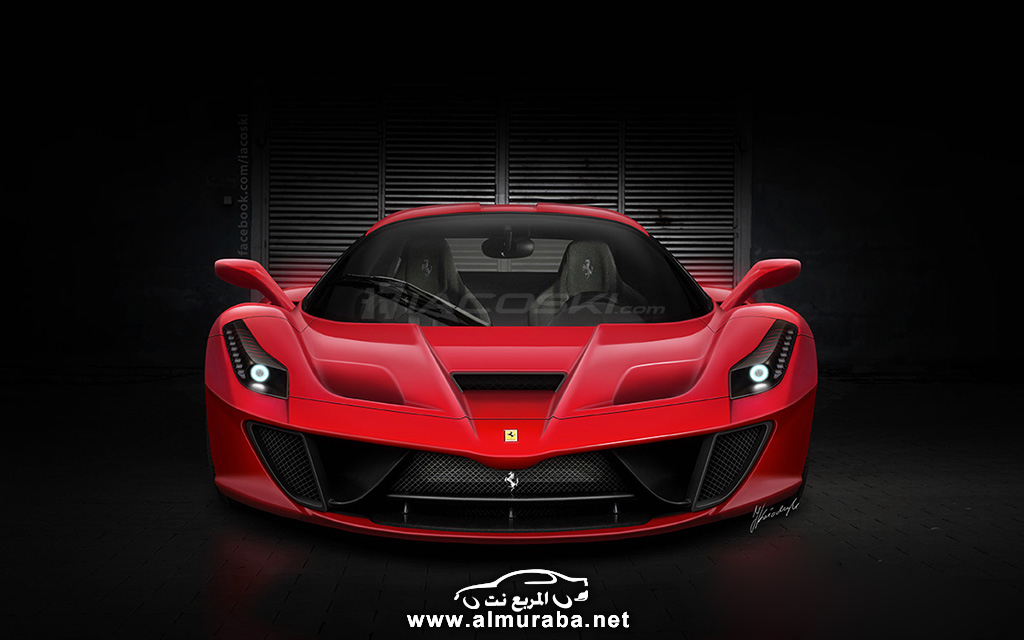 فيراري اف 150 تنشر اول صور تشويقية لسيارتها بشكل واضح Ferrari F150 2014 12