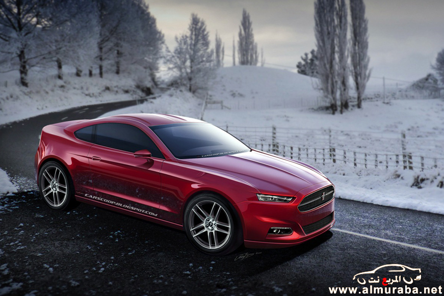تصميم سيارة فورد موستنج 2015 الجديد "الشكل المتوقع" للسيارة بالصور Ford Mustang 2015 3