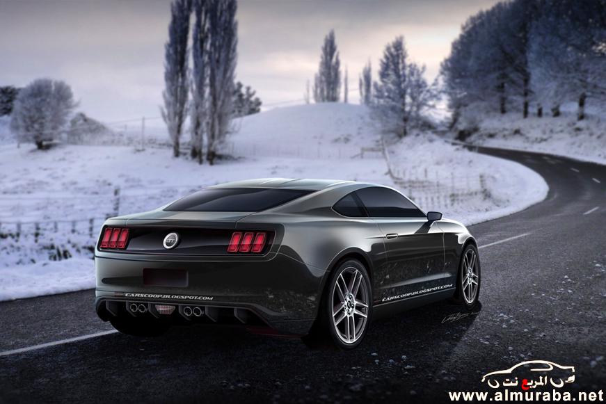 تصميم سيارة فورد موستنج 2015 الجديد "الشكل المتوقع" للسيارة بالصور Ford Mustang 2015 5
