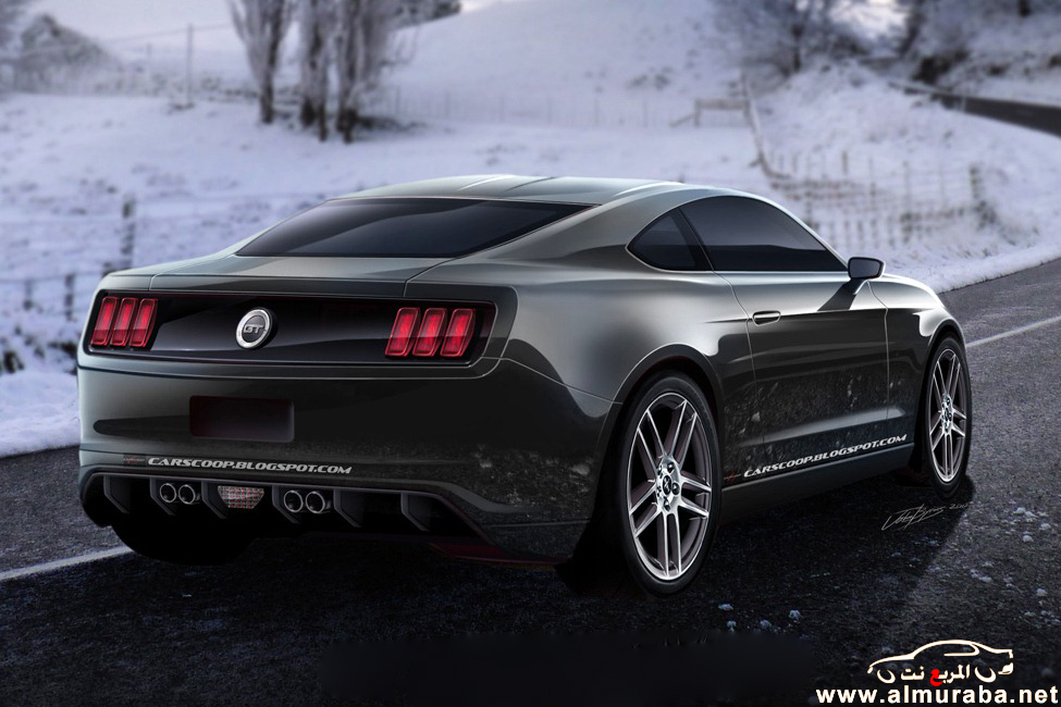 تصميم سيارة فورد موستنج 2015 الجديد "الشكل المتوقع" للسيارة بالصور Ford Mustang 2015 28