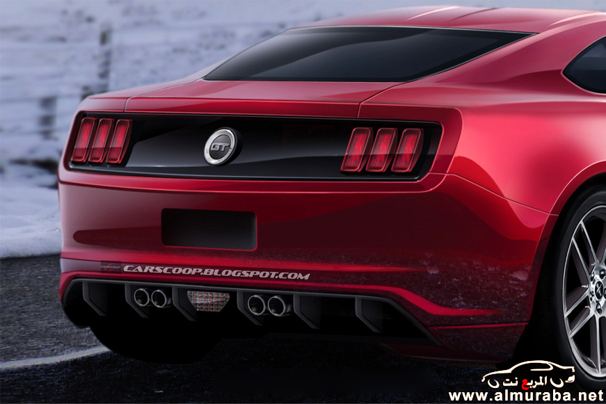 تصميم سيارة فورد موستنج 2015 الجديد "الشكل المتوقع" للسيارة بالصور Ford Mustang 2015 8