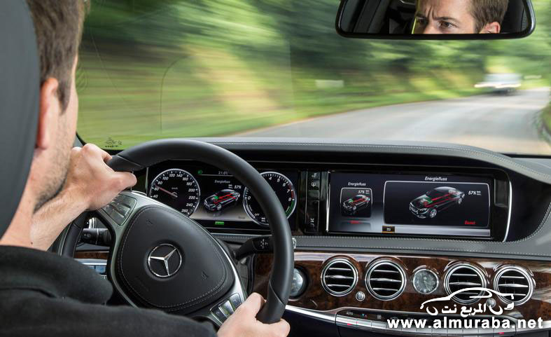 مرسيدس اس كلاس 2015 "بانوراما" بالانظمة الهجينة Mercedes-Benz S500 22