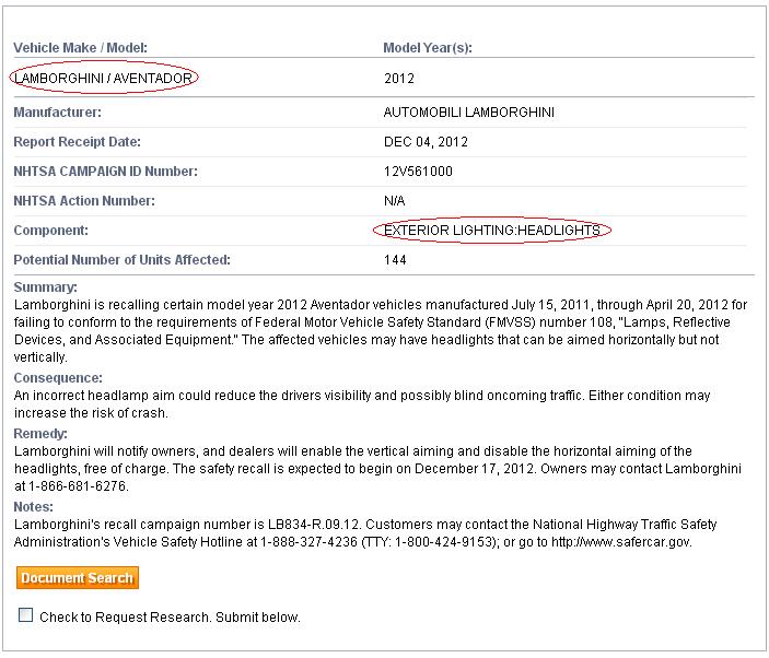 لامبورغيني تستدعي سيارات افينتادور المصنعة هذا العام بسبب عيوب مصنعية في المصابيح الامامية للسيارة لامبورغيني تستدعي سيارات افينتادور المصنعة هذا العام بسبب عيوب مصنعية في المصابيح الامامية للسيارة 2