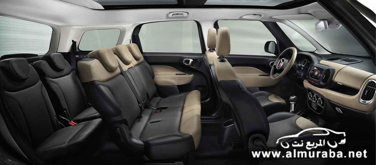 فيات تعلن رسمياً عن نموذج السبع مقاعد من موديل 500L الجديدة Fiat 2014 3