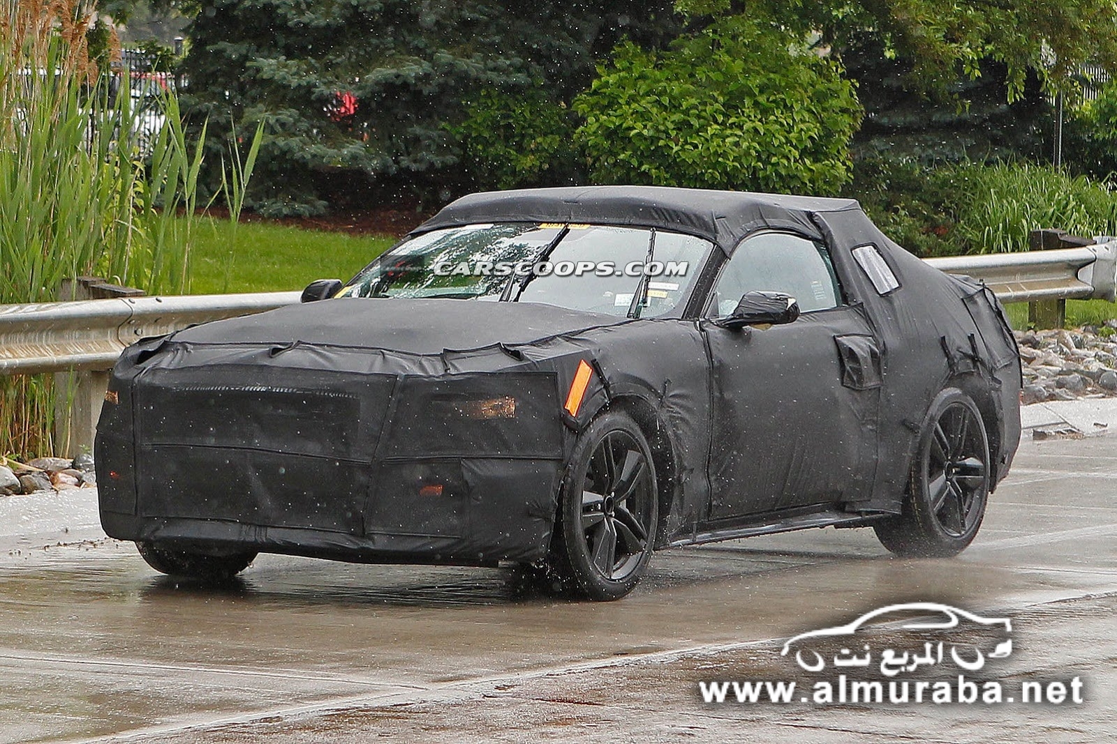 التقاط اول صور لسيارة فورد موستنج 2015 الجديدة كلياً خلال اختبارها Mustang 2015 19