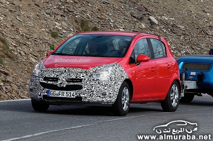 لقطات مسربة تظهر تعديلات جديدة في تصميم سيارة اوبل كورسا Opel Corsa 15