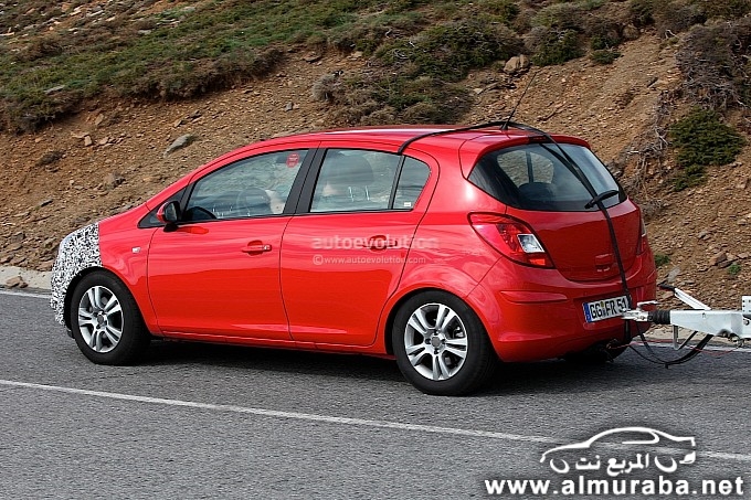 لقطات مسربة تظهر تعديلات جديدة في تصميم سيارة اوبل كورسا Opel Corsa 18