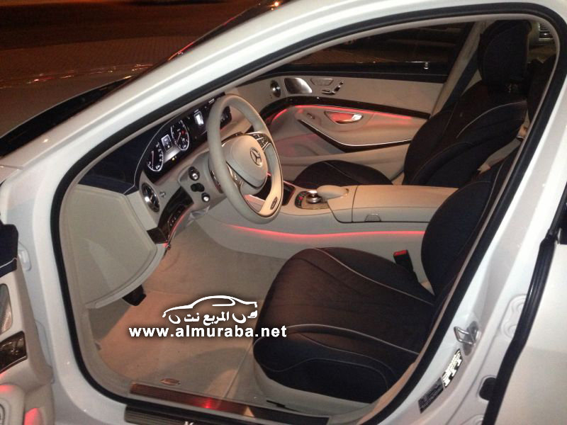 وصول مرسيدس بانوراما 2014 اس كلاس الجديدة كلياً الى السعودية والو كار يفوز بها في المزاد السيارة من المقدمة للراكب