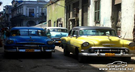 "بالصور" شاهد سيارات دولة "كوبا" التي لم تدخلها سيارة حديثة منذ 1959 2013_12_22_15_34_11_287