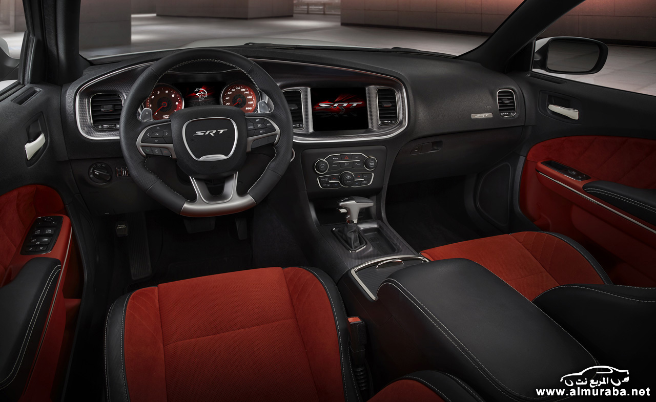 2015 Dodge Charger SRT Hellcat (shown in Ruby Red Alcantara sued