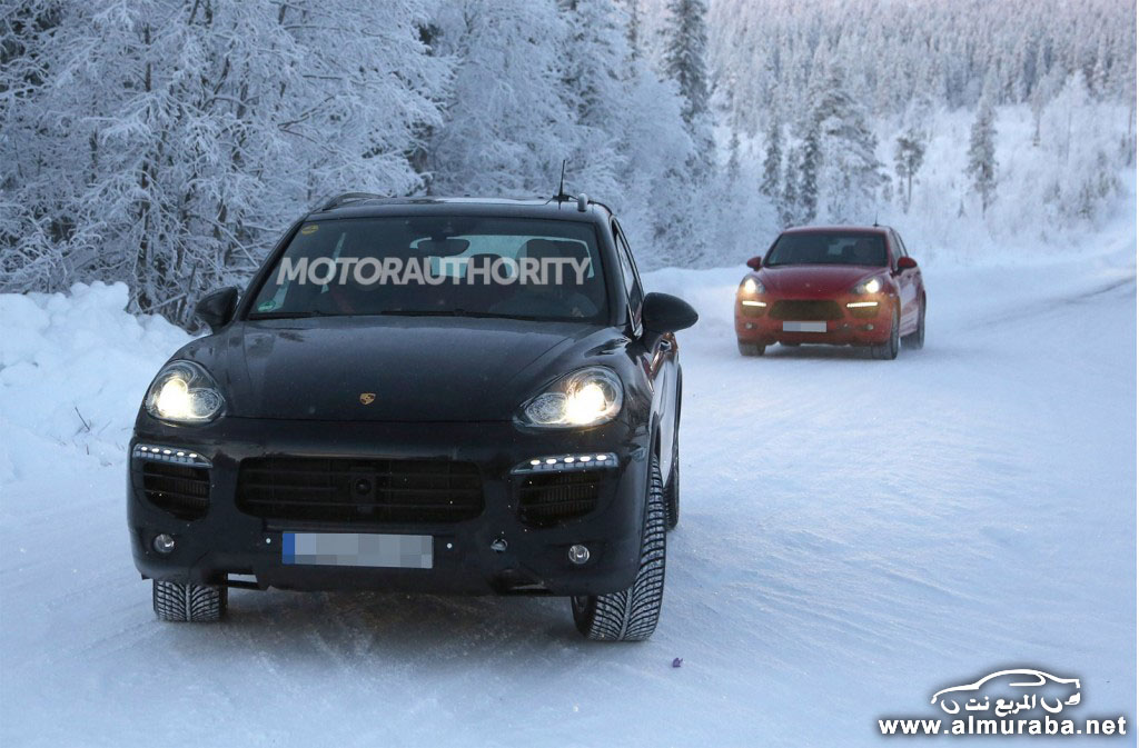تسريب صور بورش كايين 2015 الجديدة Porsche Cayenne 2015-porsche-cayenne-facelift-spy-shots_100454459_l