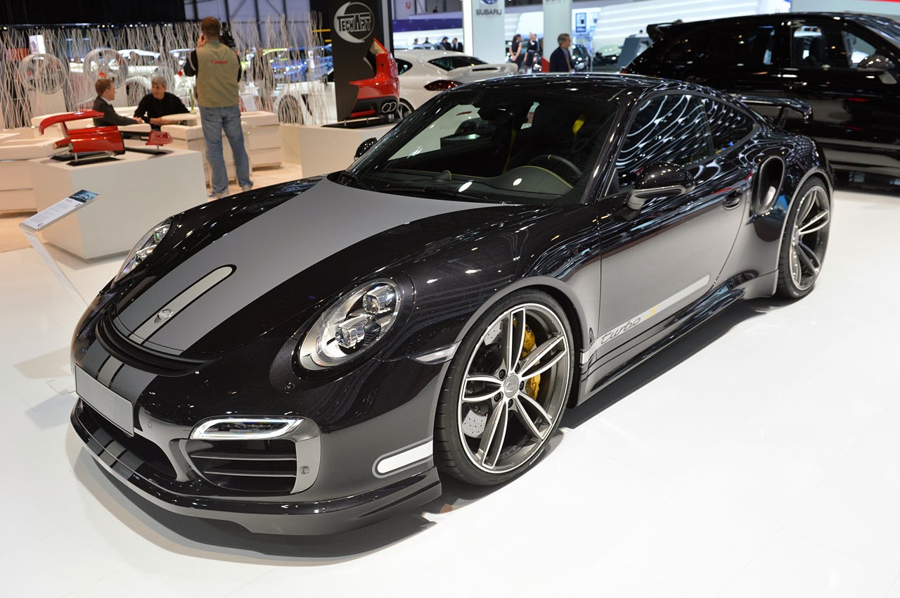 سيارات بورش 2015 بمحركات اصغر Techart-Porsche-911-Turbo-S-Geneva-2014-Photos-1.jpg