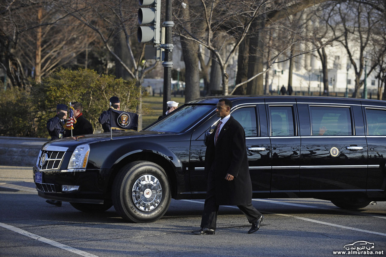The limousine of US President Barack Oba