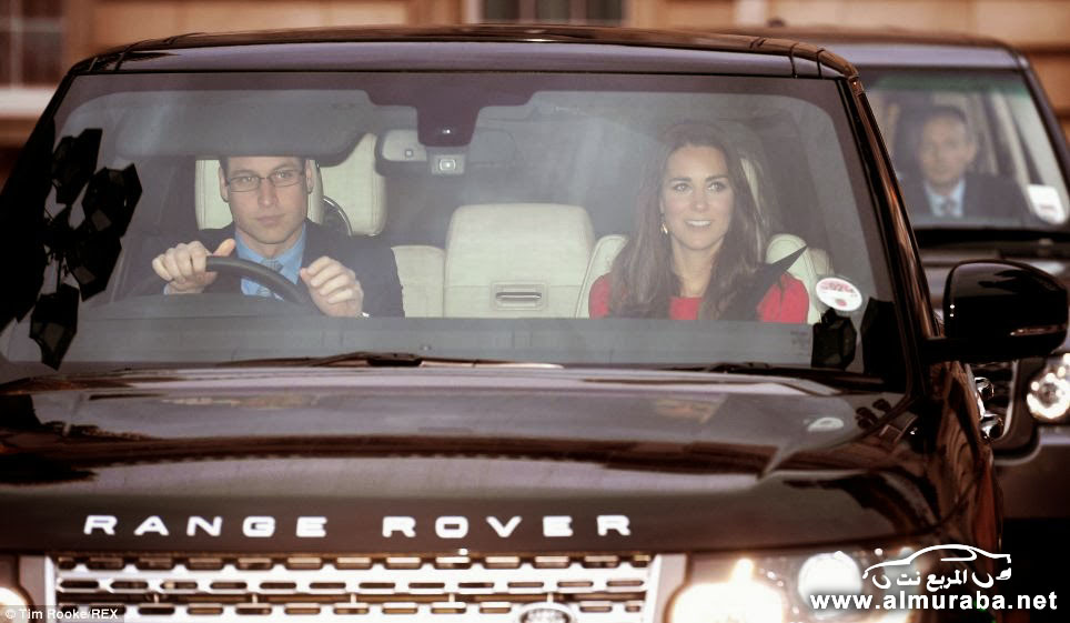 kate and william arrive at christmas pre lunch