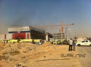 احتراق فرع العيسى بالرياض