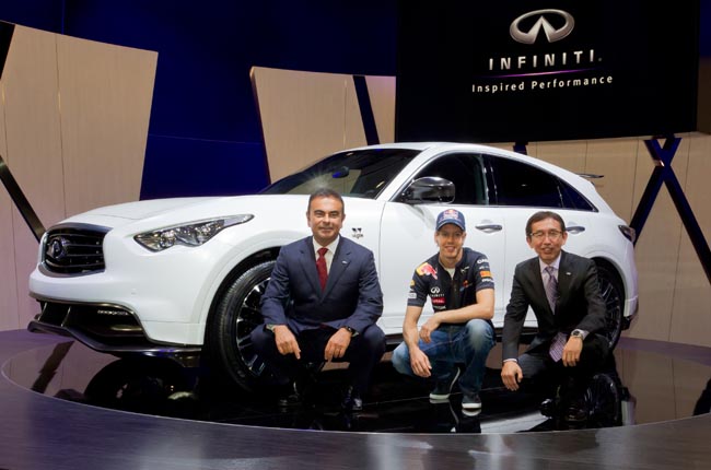 انفينيتي تقرر إنتاج 200 سيارة فقط من نوع «FX نسخة سبستيان فيتل» للشرق الاوسط واوروبا